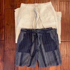 Gap linen blend capri bundle